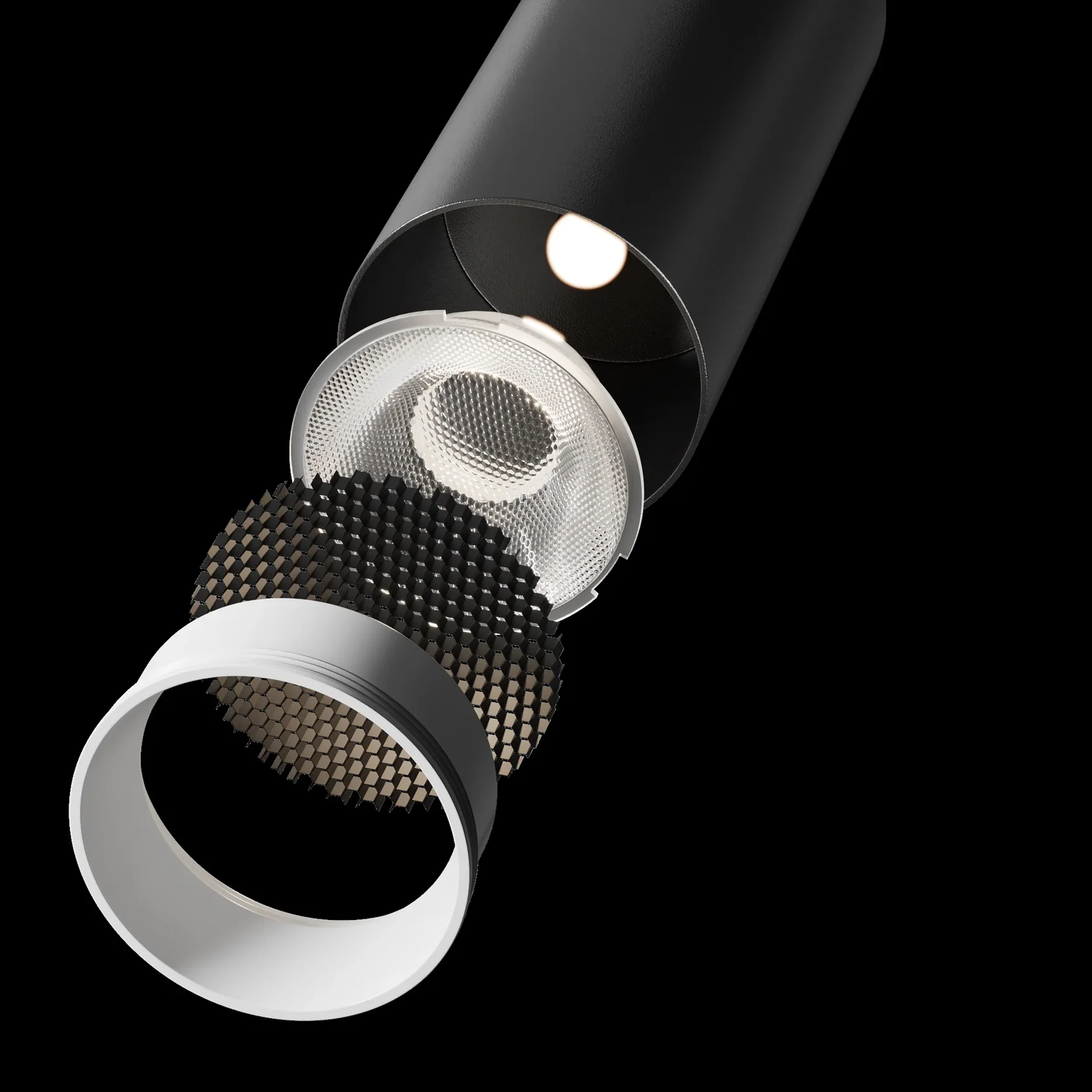 Потолочный светильник FOCUS LED 2700К 12Вт 9° IP 20 Super spot, C055CL-L12W2.7K-SS-B