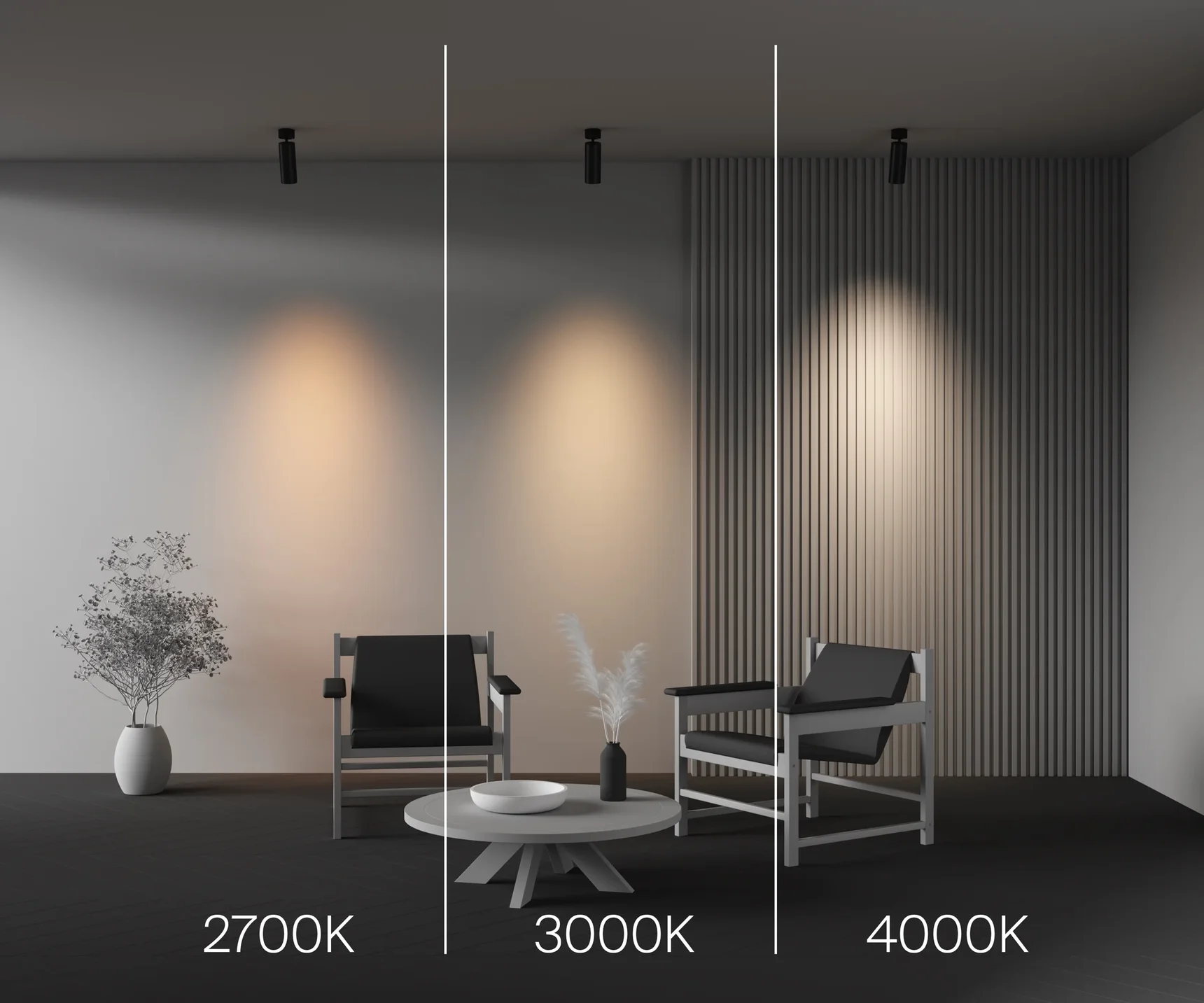 Потолочный светильник Focus LED 20Вт 2700-3000-4000К 36°, C055CL-L20W2.7-3-4K-M-B