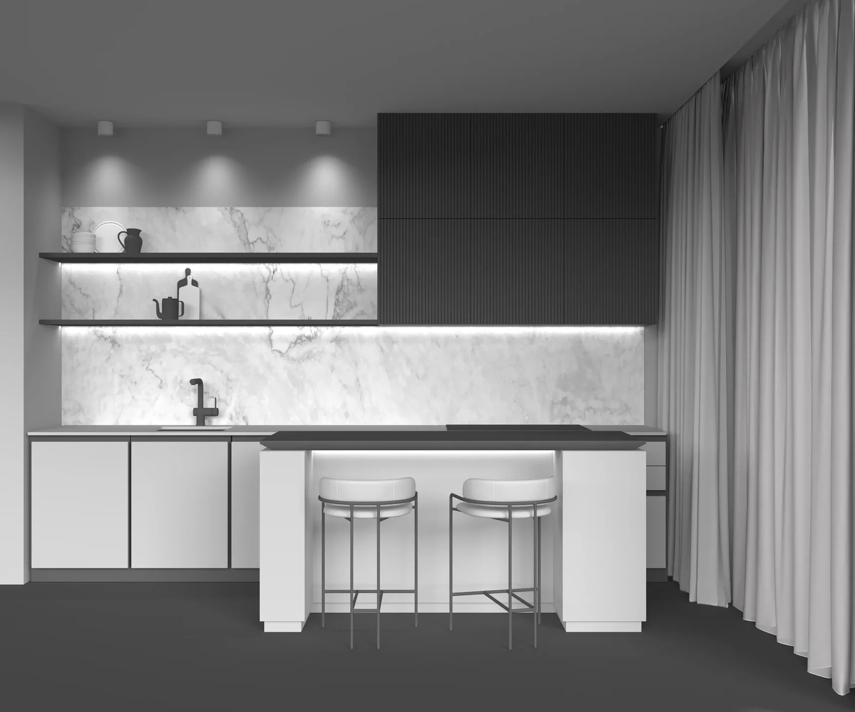 Потолочный светильник Alfa LED 4000K 1x15Вт 60° Dim Triac C064CL-01-15W4K-D-RD-WB