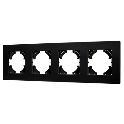 Рамка пластиковая FRM-PERIO-PL-4-BK (Arlight, -)