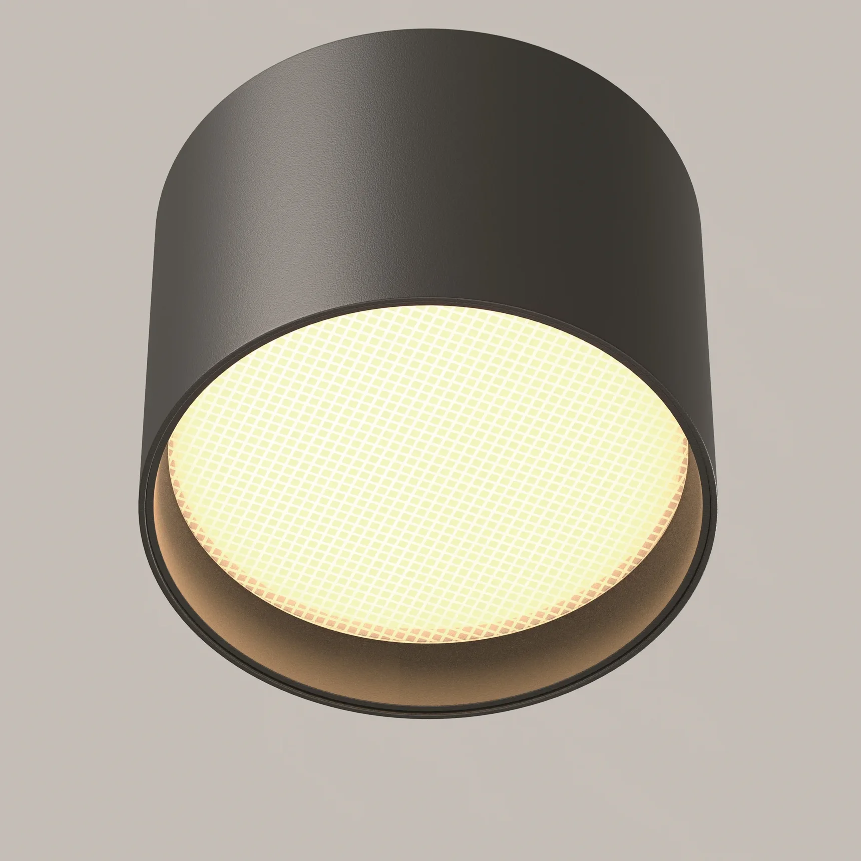 Потолочный светильник Glare 3000К 7Вт 120° IP 44, C127CL-L7W3K-B