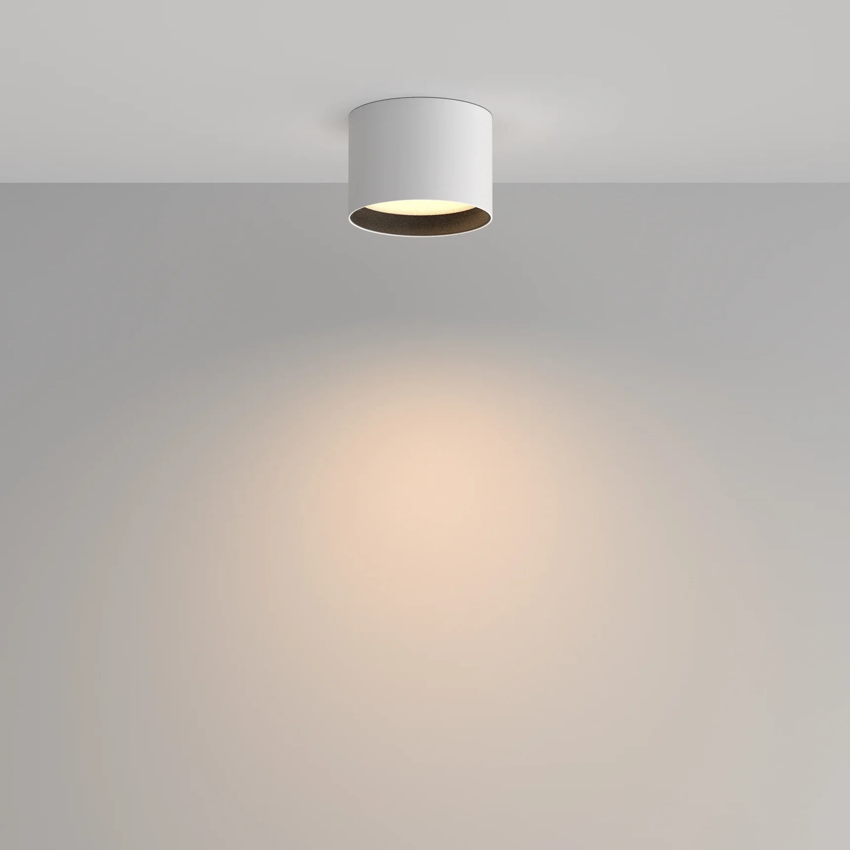 Потолочный светильник Glare 3000К 7Вт 120° IP 44, C127CL-L7W3K-W