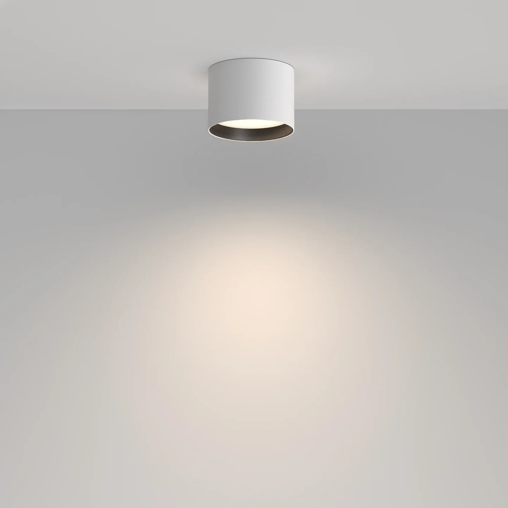 Потолочный светильник Glare 4000К 7Вт 120° IP 44, C127CL-L7W4K-W