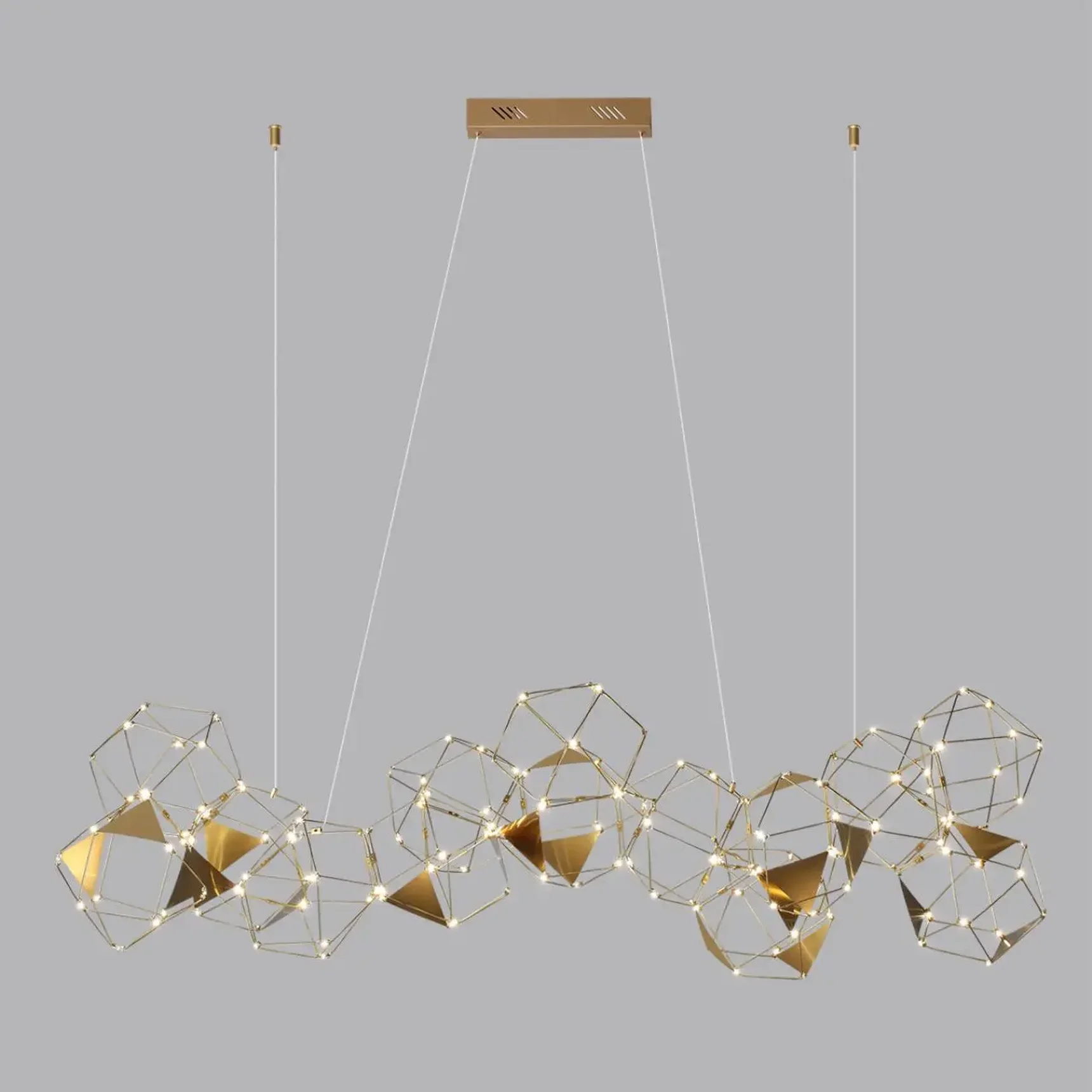 5086/64L L-VISION ODL25 503 античная бронза/металл Люстра LED 64W 4000K 3800Лм TRELLIS