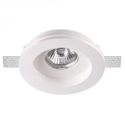 Встраиваемый гипсовый светильник в штукатурку или под покраску Novotech Yeso 370467