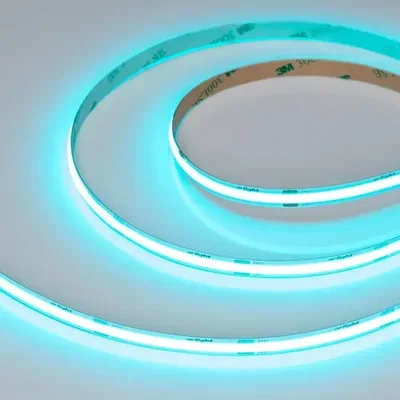 Лента COB-X480-8mm 24V Aquamarine (8 W/m, IP20, 5m) (Arlight, -)