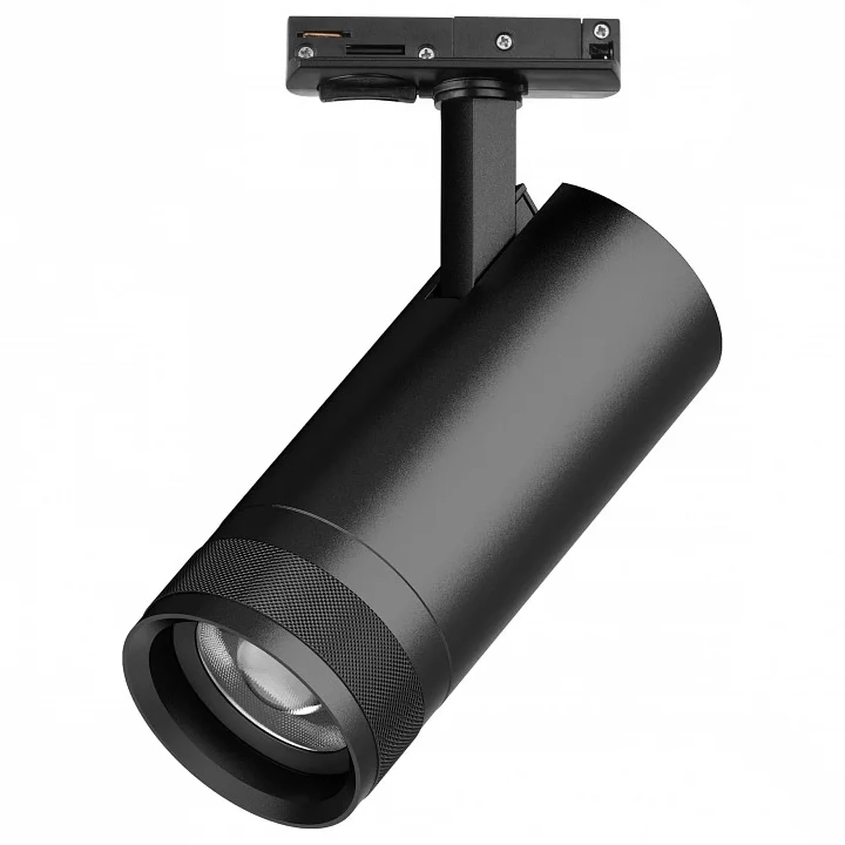 C4207SS Светильник CANNO PRO д/треков BARRA LED 20W 1400LM 20-55G ЧЕРНЫЙ 2700-4200-6000K IP20 с тонким адаптером (304207 + 592007-SS)
