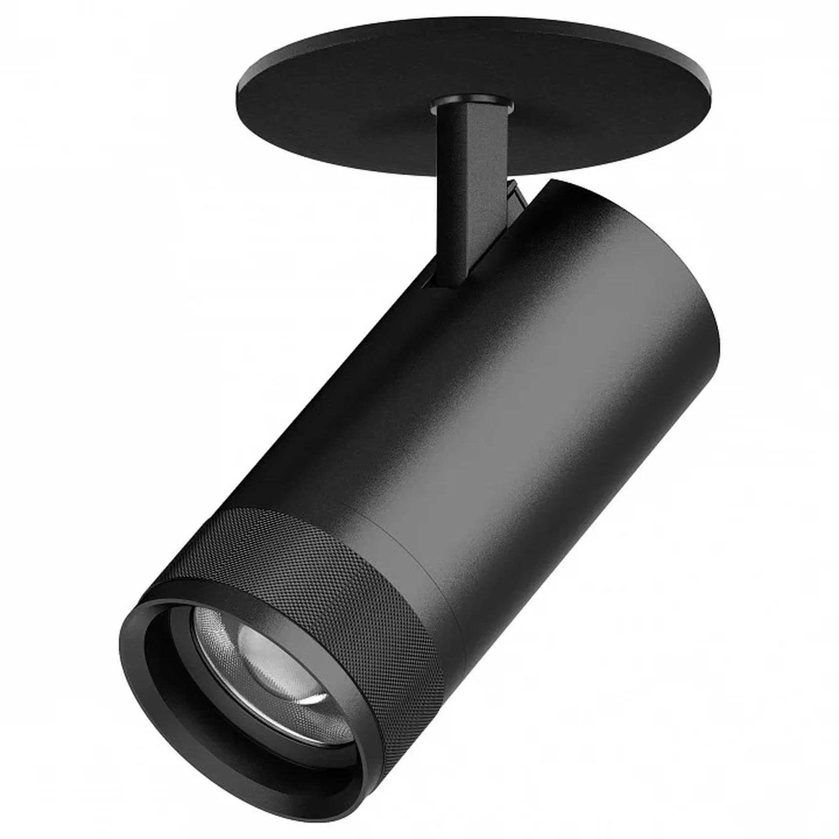 C4307RS Светильник CANNO PRO встраиваемый LED 30W 2100LM 20-55G ЧЕРНЫЙ 2700-4200-6000K IP20 с адаптером