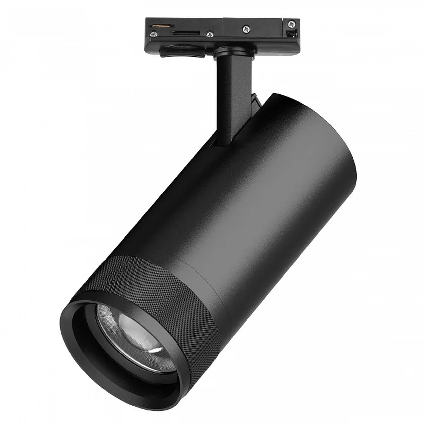 C4307SS Светильник CANNO PRO д/треков BARRA LED 30W 2100LM 20-55G ЧЕРНЫЙ 2700-4200-6000K IP20 с тонким адаптером (304307 + 592007-SS)
