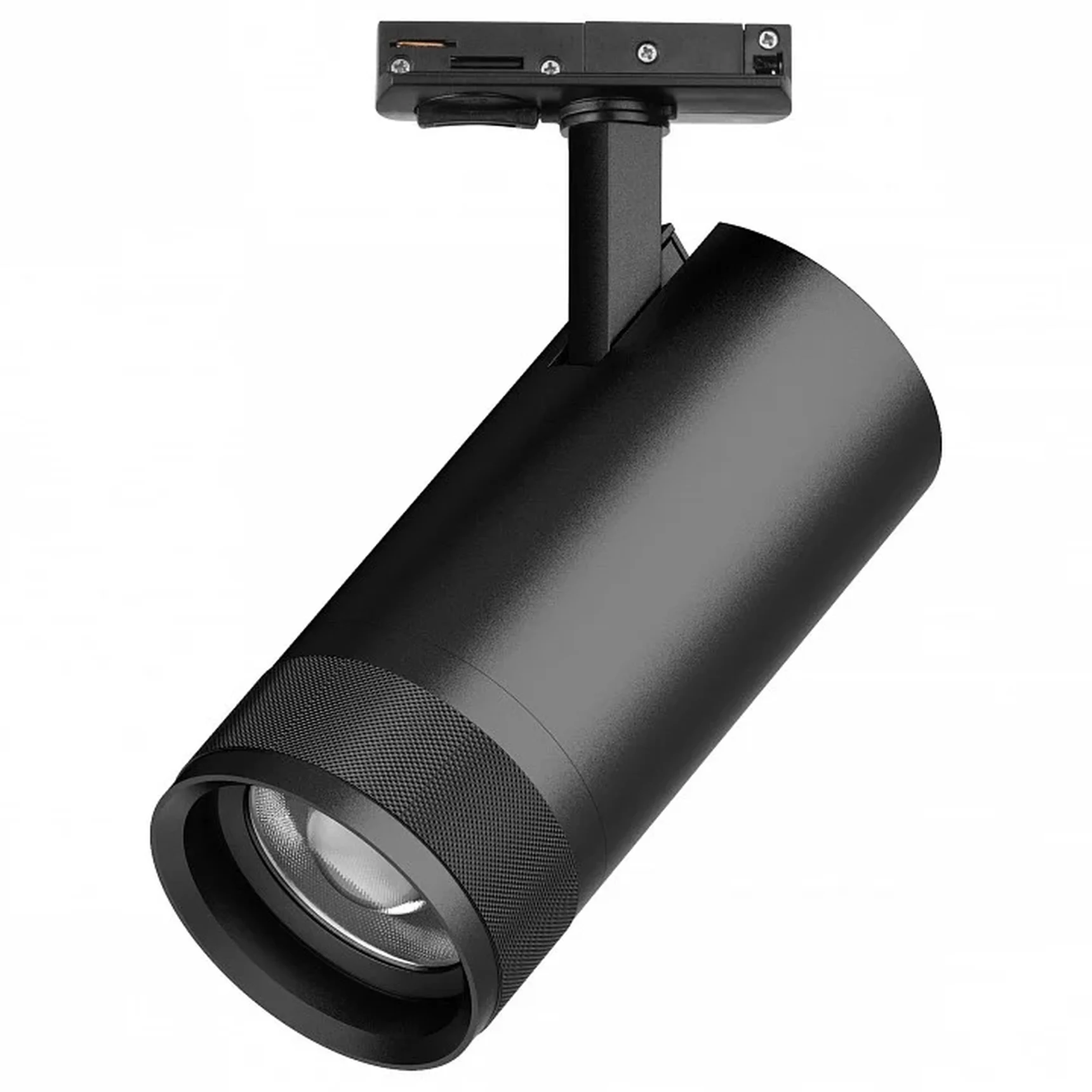C4307SS Светильник CANNO PRO д/треков BARRA LED 30W 2100LM 20-55G ЧЕРНЫЙ 2700-4200-6000K IP20 с тонким адаптером (304307 + 592007-SS)
