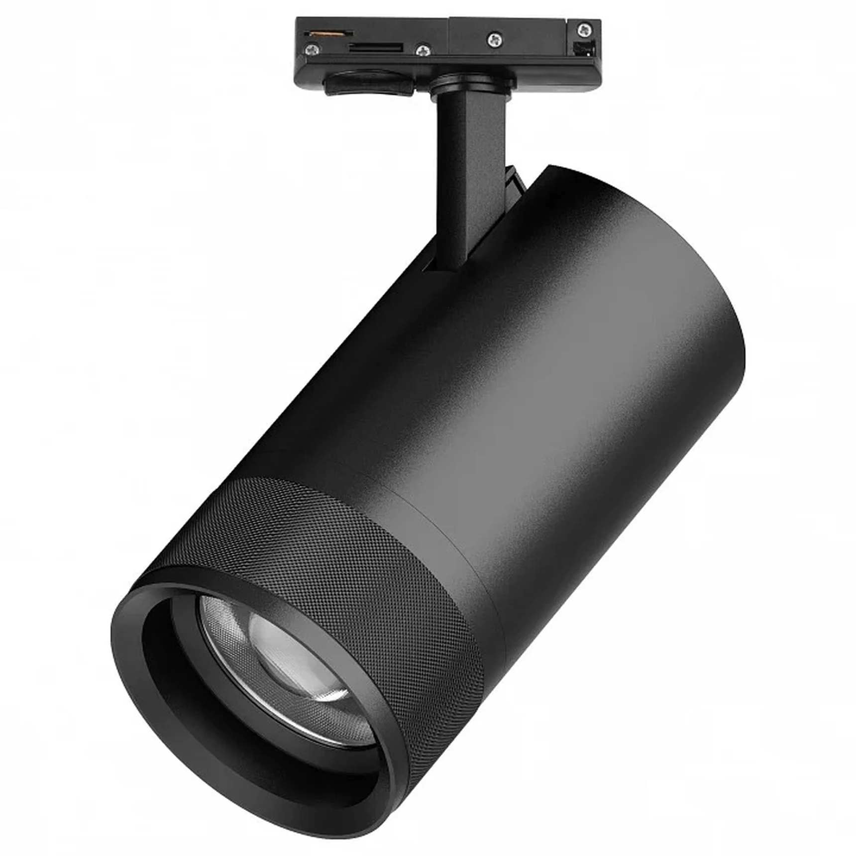 C4407SS Светильник CANNO PRO д/треков BARRA LED 40W 2800LM 20-55G ЧЕРНЫЙ 2700-4200-6000K IP20 с тонким адаптером (304407 + 592007-SS)