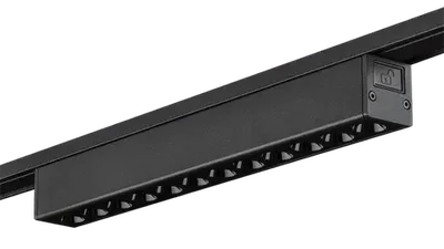 Светильник трековый SLIM черный, 022080