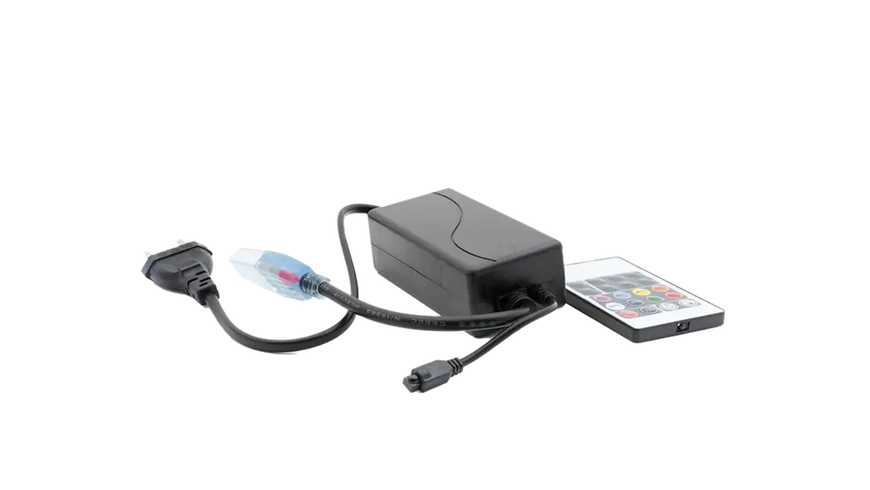 Контроллер черный для ленты SMD-5050 RGB 220 вольт, RF-LT5-RGB-20