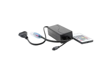 Контроллер черный для ленты SMD-5050 RGB 220 вольт, RF-LT5-RGB-20