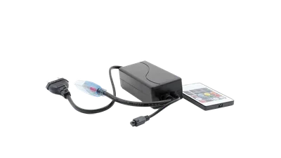 Контроллер черный для ленты SMD-5050 RGB 220 вольт, RF-LT5-RGB-20
