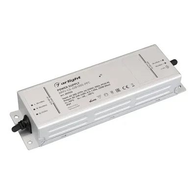 Блок питания ARPJ-LG-4281050-PFC (320W, 228-428V, 0.5-1.05A) (Arlight, IP67 Металл, 5 лет) 057526