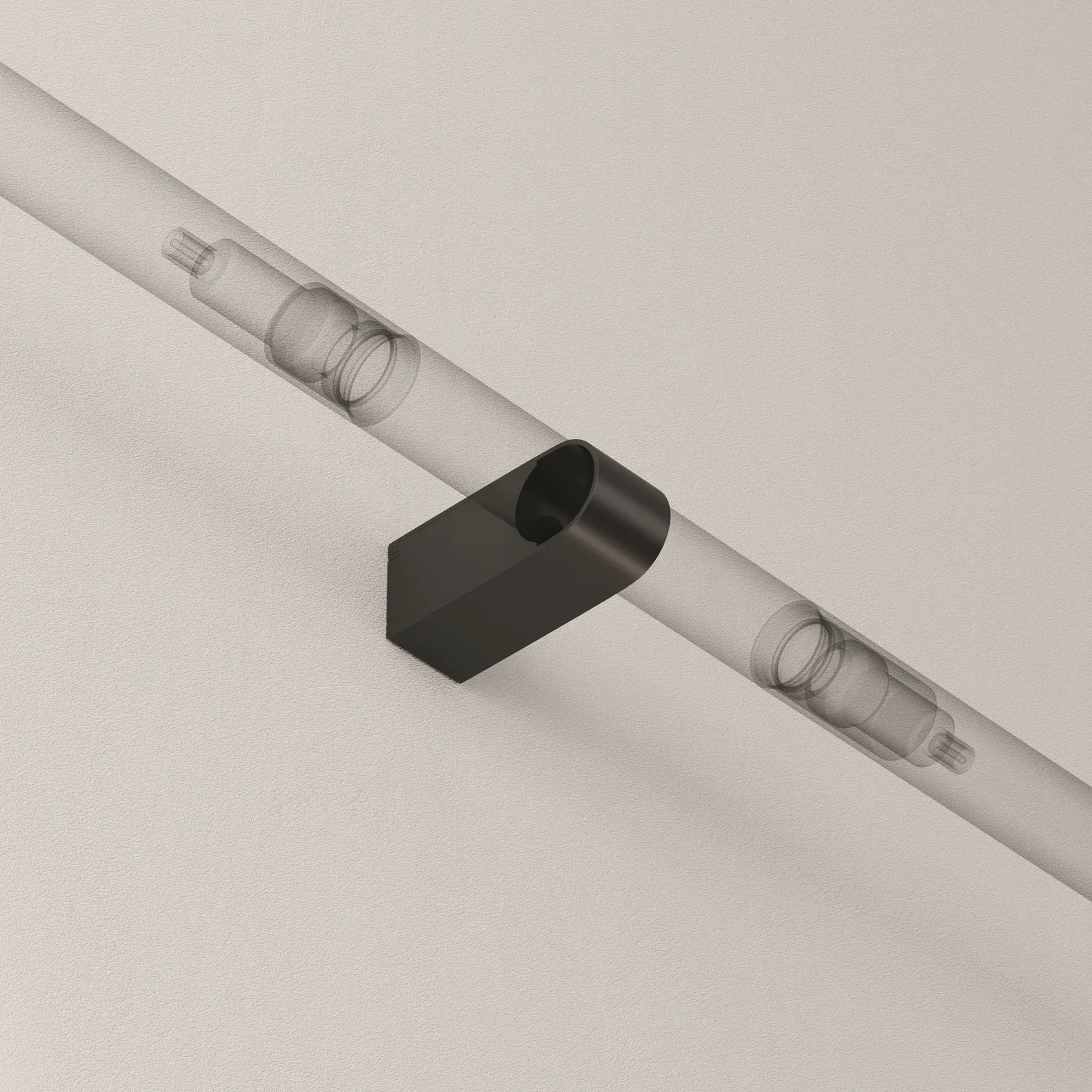 Фиксатор для накладного монтажа для системы Axity, CA010SM-B