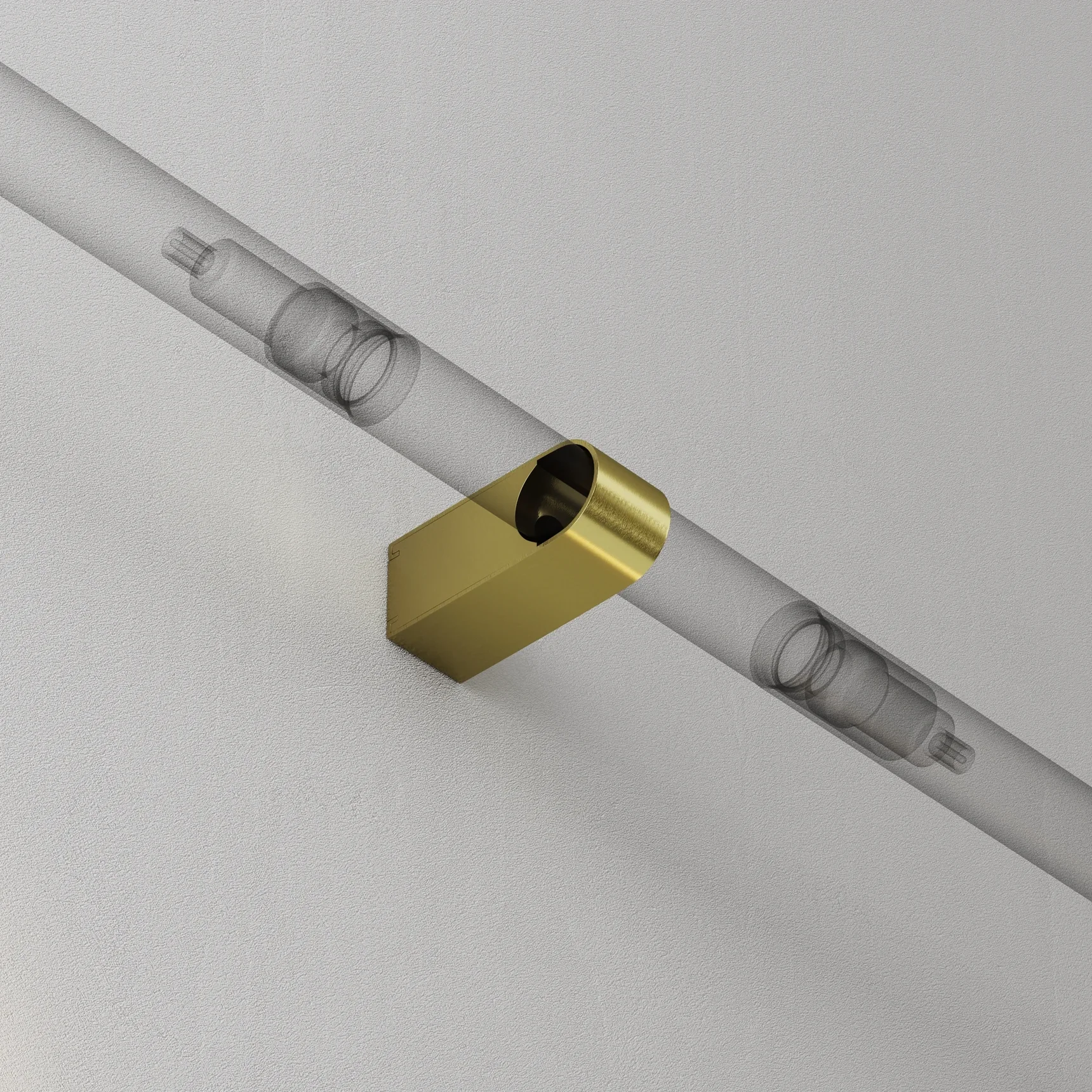 Фиксатор для накладного монтажа для системы Axity, CA010SM-BS