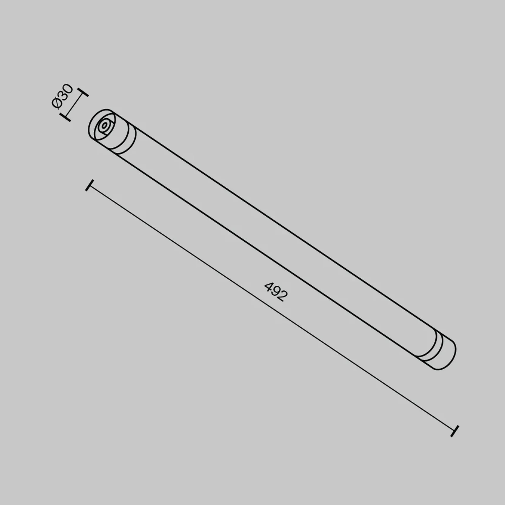 Соединитель для модульной системы Shelf 492мм, CA011-L500-B