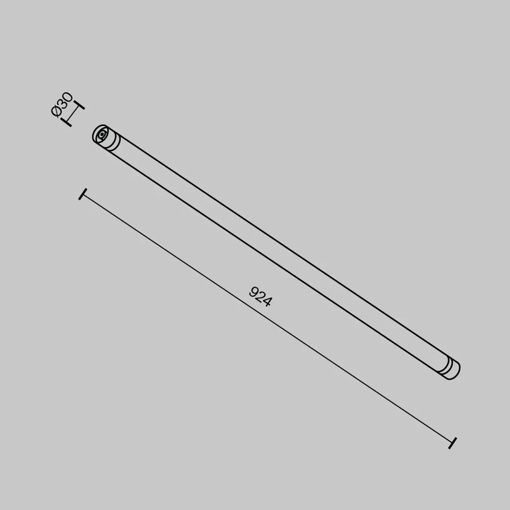 Соединитель для модульной системы Shelf 924мм, CA011-L900-B