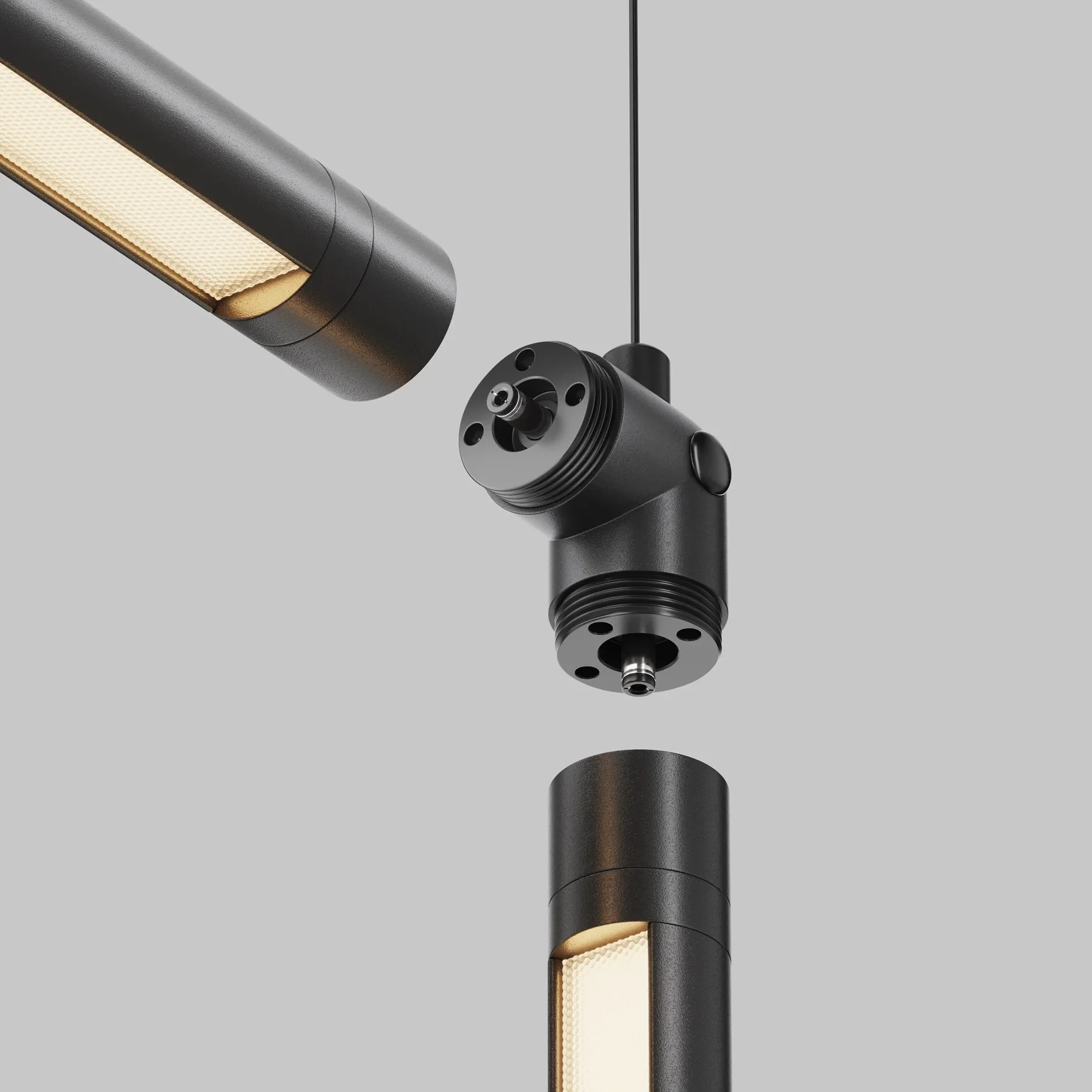 Угловой коннектор для системы Shelf без ввода питания, CA014CL-B