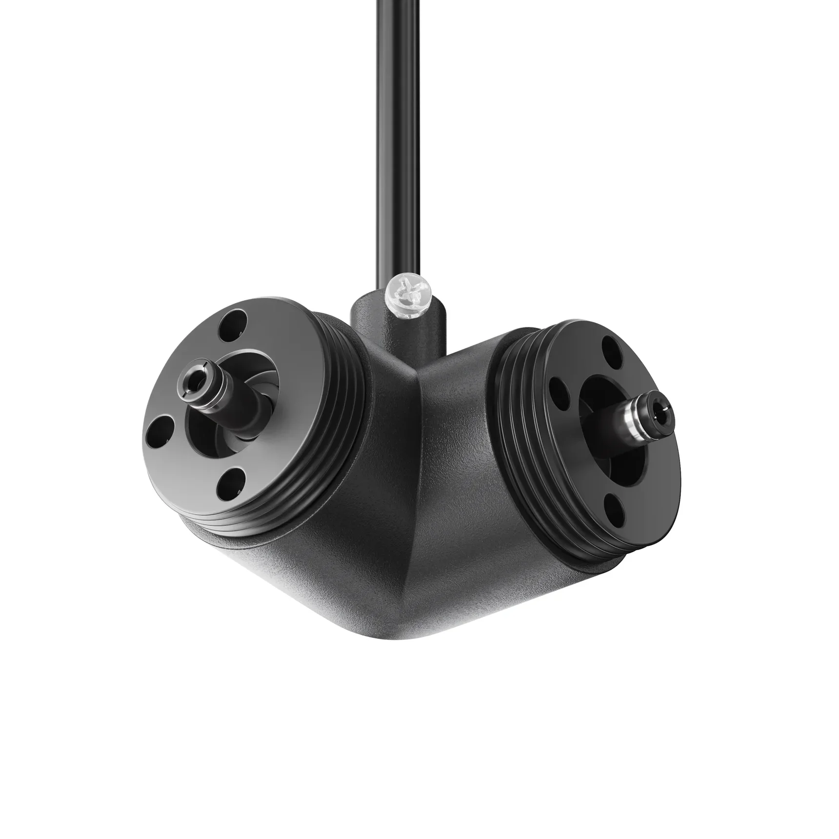 Угловой коннектор для системы Shelf с вводом питания, CA014LC-P-B