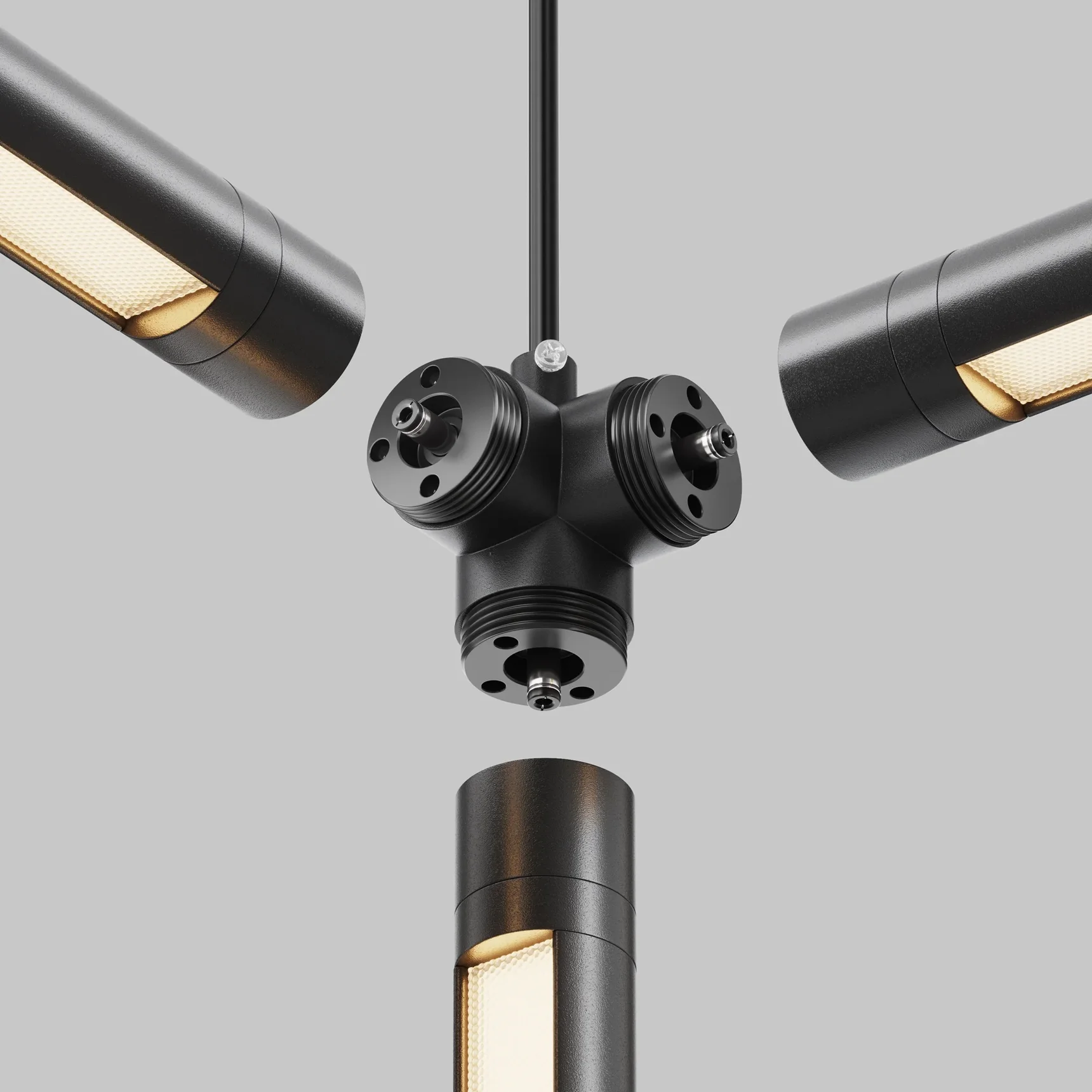 T-образный вертикальный коннектор для системы Shelf с вводом питания, CA016TC-P-B