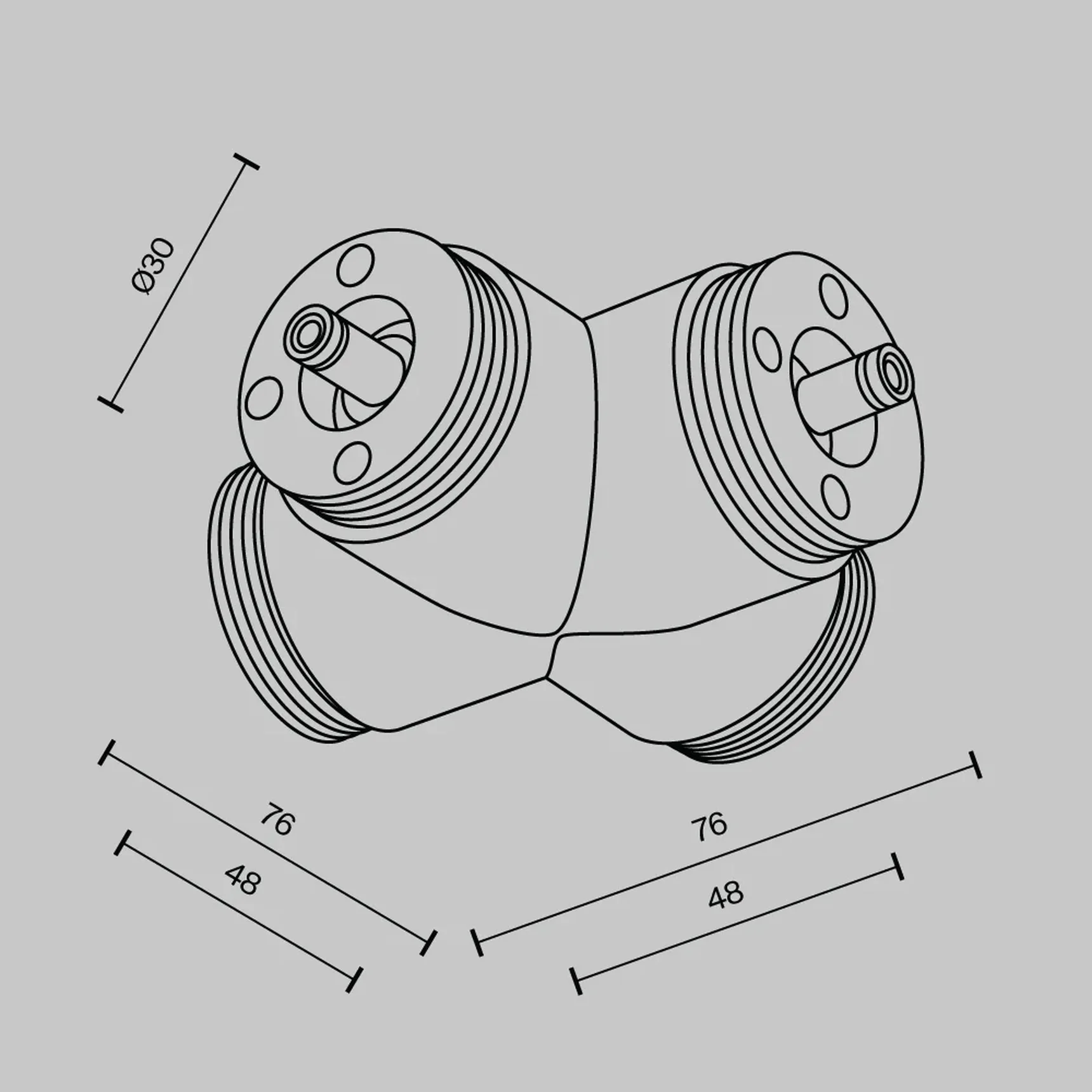 Х-образный вертикальный коннектор для системы Shelf без ввода питания, CA017TX-B