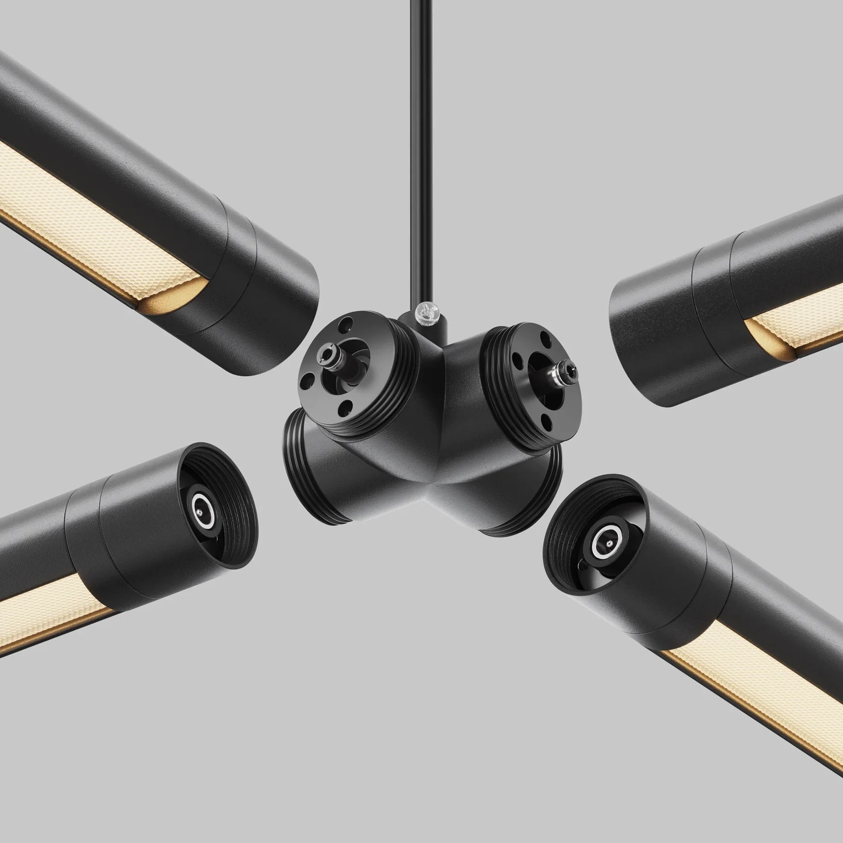 Х-образный вертикальный коннектор для системы Shelf с вводом питания, CA017TX-P-B