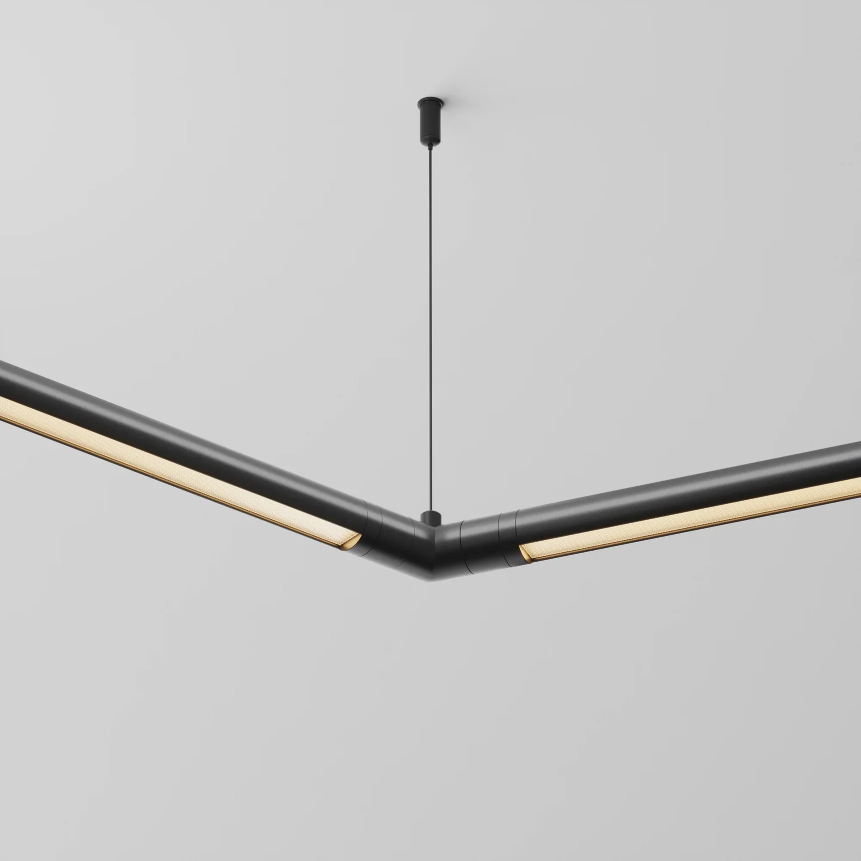 Угловой коннектор 120° для системы Shelf без ввода питания, CA018LWC-B