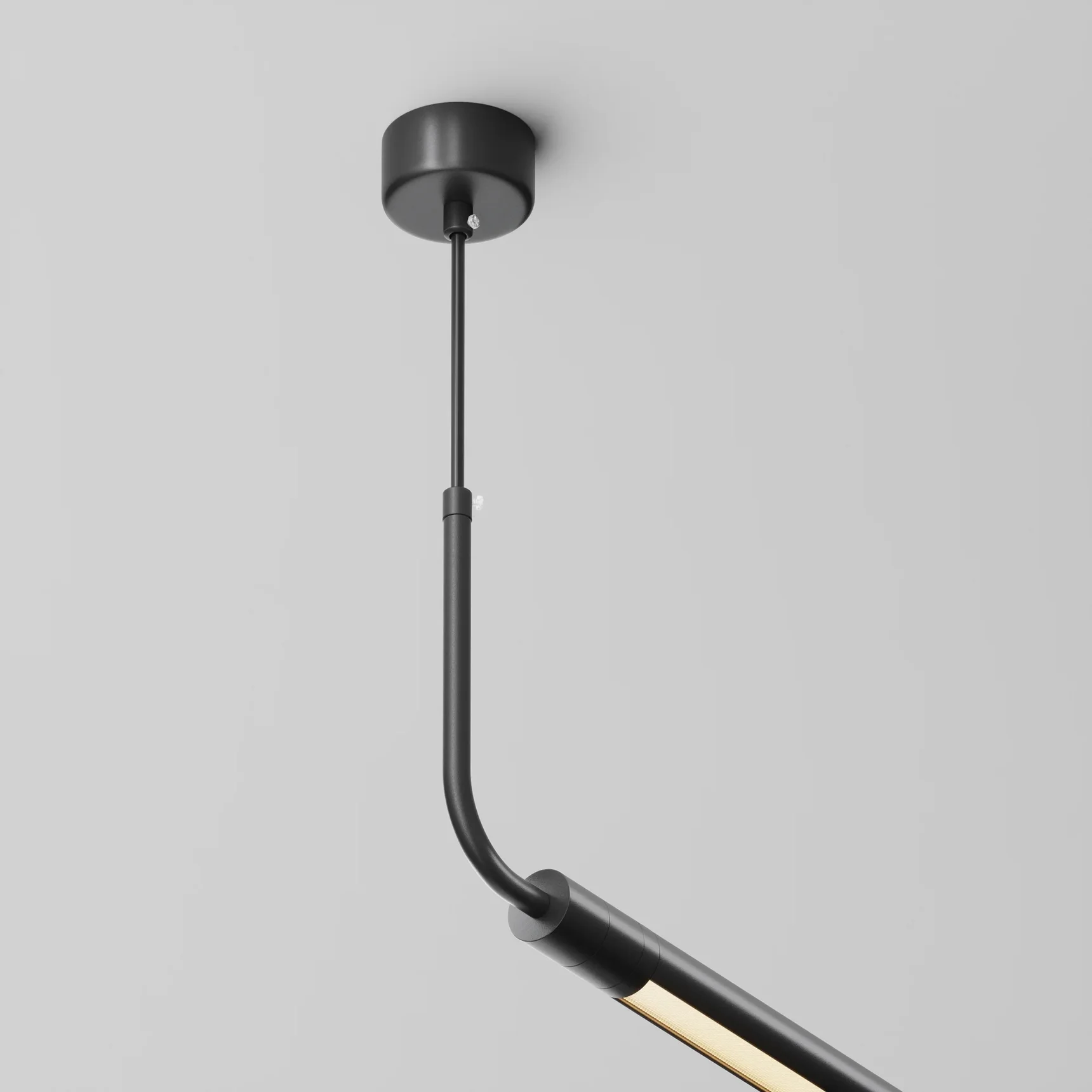 Заглушка для подвесного монтажа системы Shelf с вводом питания, CA024PL-P-B