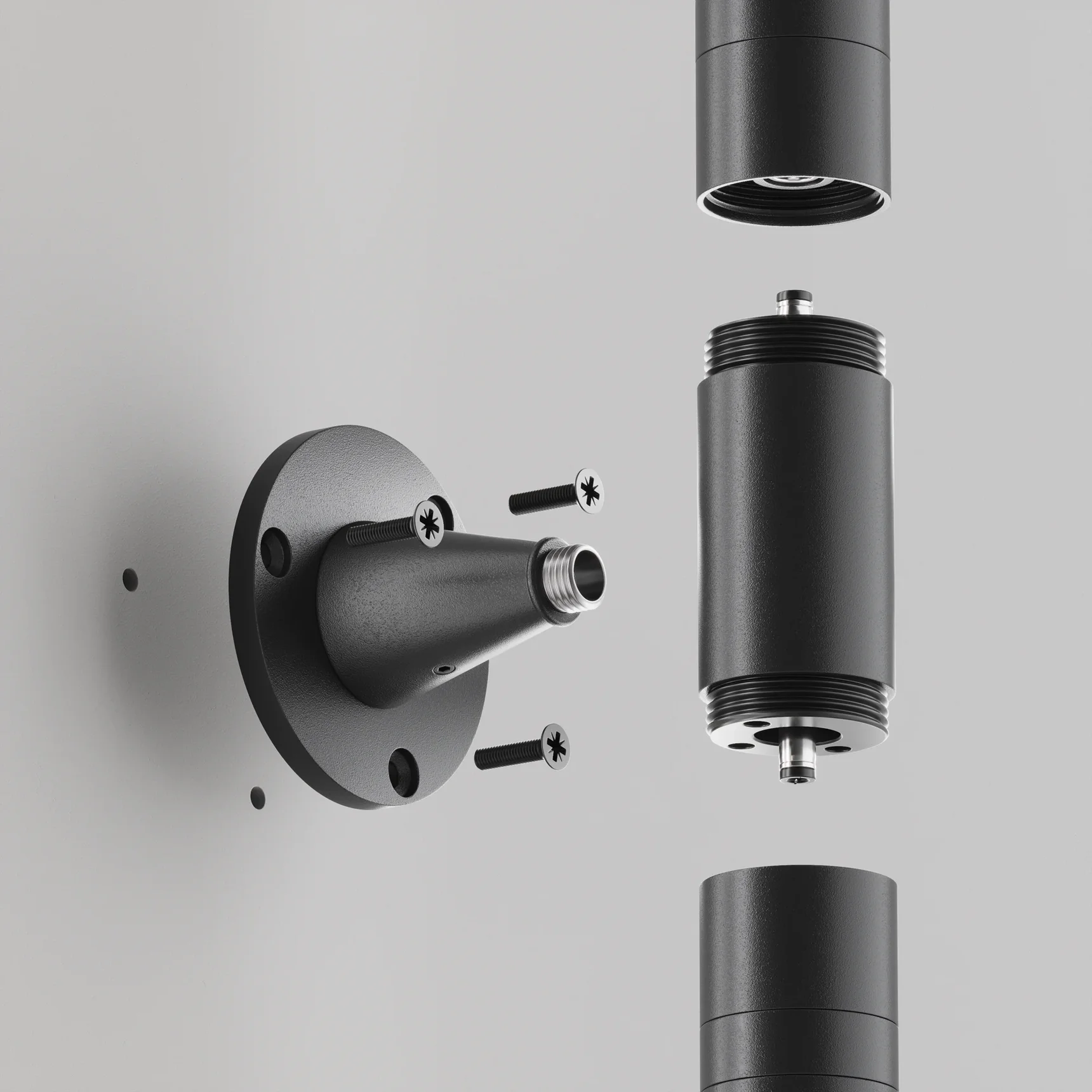 Фиксатор для накладного монтажа системы Shelf, CA026BS-B