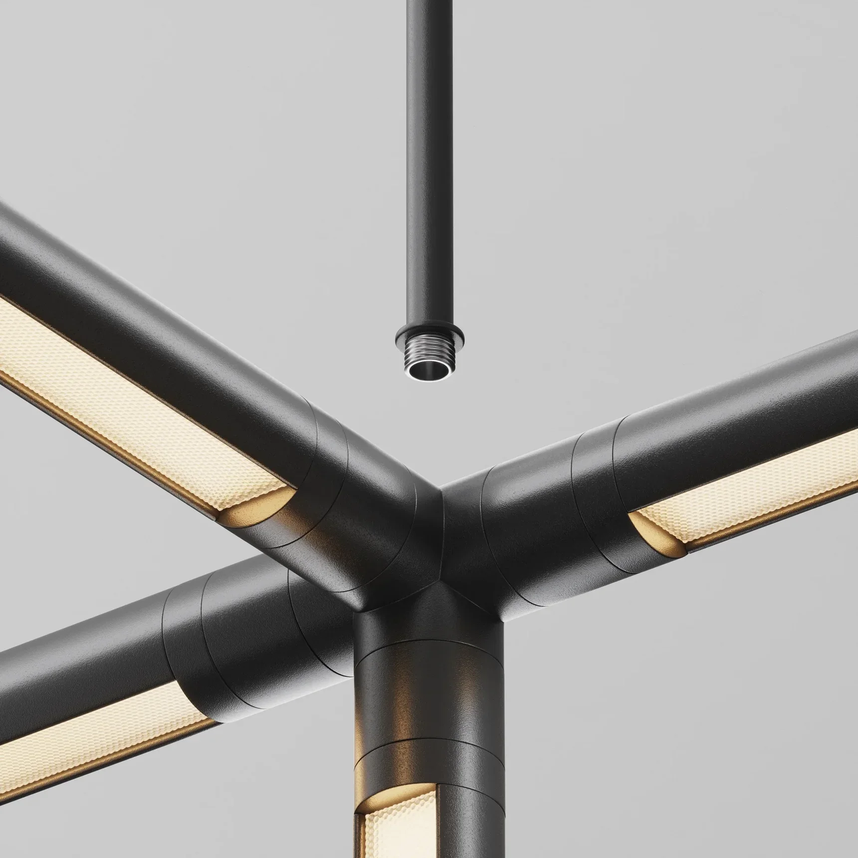 Подвес на жёстком основании с потолочной чашей для системы Shelf, CA030C-SL-L500-B