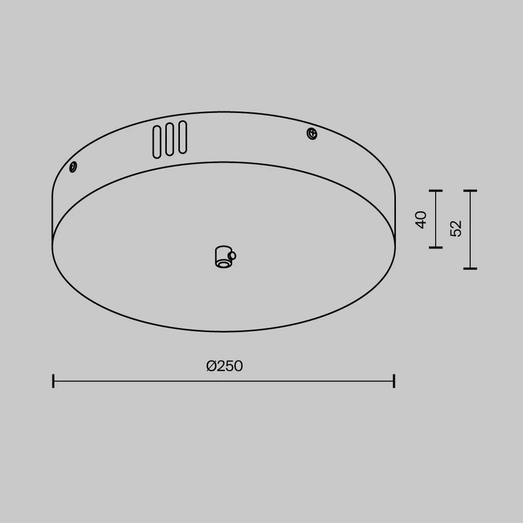 Потолочная чаша для ввода питания с блоком питания системы Shelf, CA031B-B