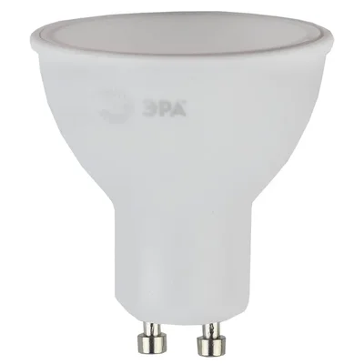 Лампа светодиодная ЭРА GU10 11W 2700K матовая ECO LED MR16-11W-827-GU10 Б0040877