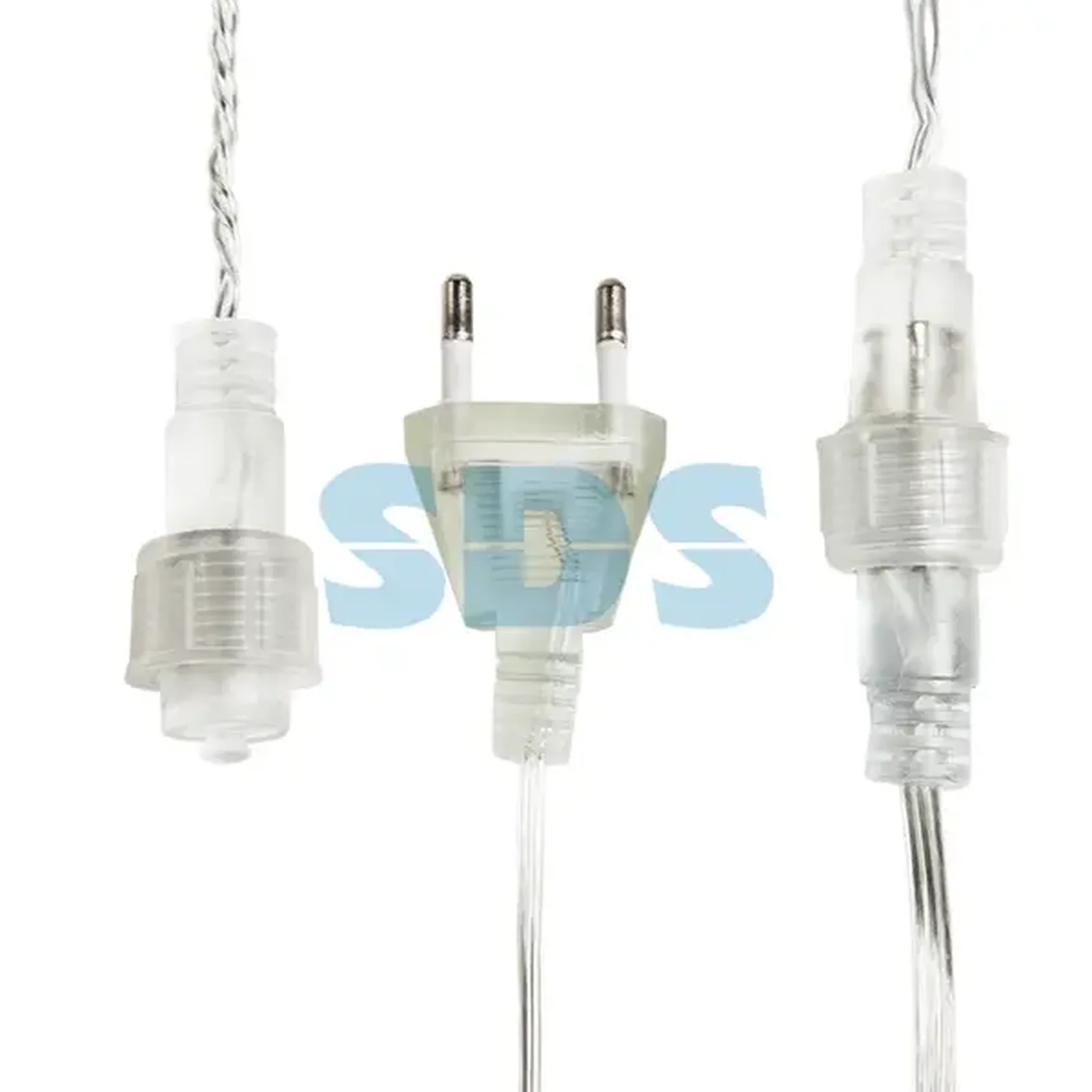 Гирлянда Мишура LED  3 м  Прозрачный ПВХ, 288 диодов, цвет розовый