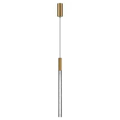 6679/4L L-VISION ODL24 271 Подвесной светильник античная бронза/металл/хрусталь IP20 LED 4W 240Лм 4000K ALETTA