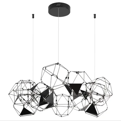 5087/56L L-VISION ODL25 505 черный хром/металл Люстра LED 56W 4000K 3360Лм TRELLIS