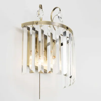 Citilux Инга CL335323 Бра хрустальное с выключателем Бронза