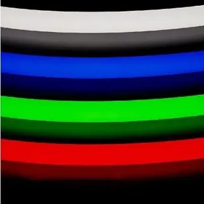 Лента герметичная MOONLIGHT-TOP-GM384-D40mm 24V RGBW-Day 360deg (17.2 W/m, IP65, 5m, wire x1) (Arlight, Вывод прямой, 3 года)