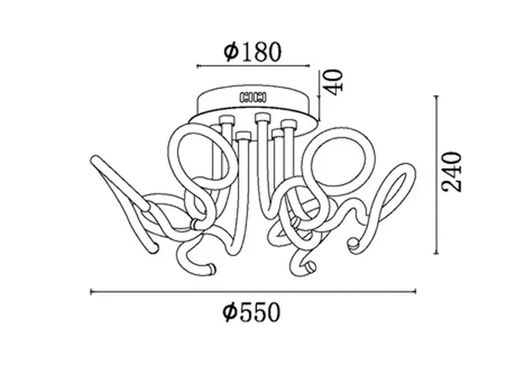 Потолочный светильник Freya FR6045CL-L54CH