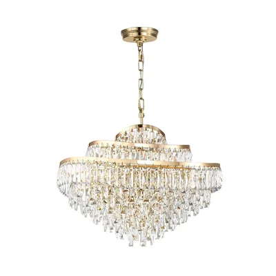 5073/14 HALL ODL24 623 золото/прозрачный/металл/хрусталь Люстра E14 14*40W WAYTA