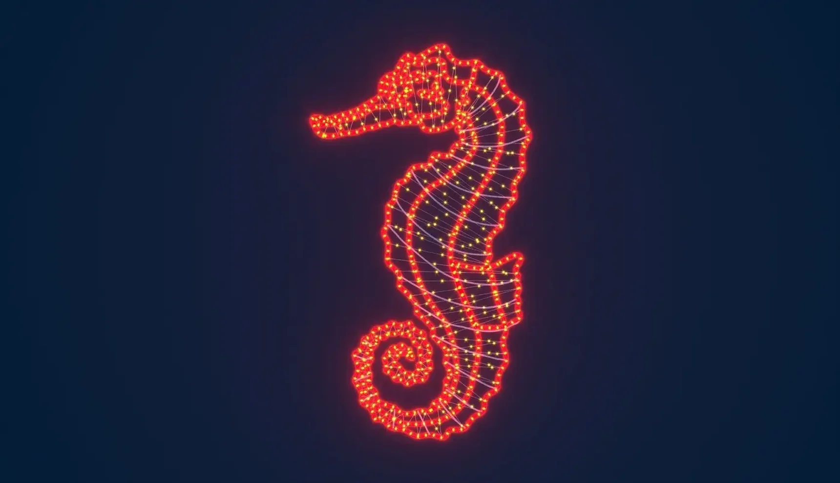 Светодиодная консоль Rich LED на металлокаркасе, Морской конёк, 220 В, RL-KN-S-01-21