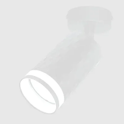 Спот на основании GWL-GU10-M-IP20 Одинарный Белый с боковым рассеивателем Кирпич