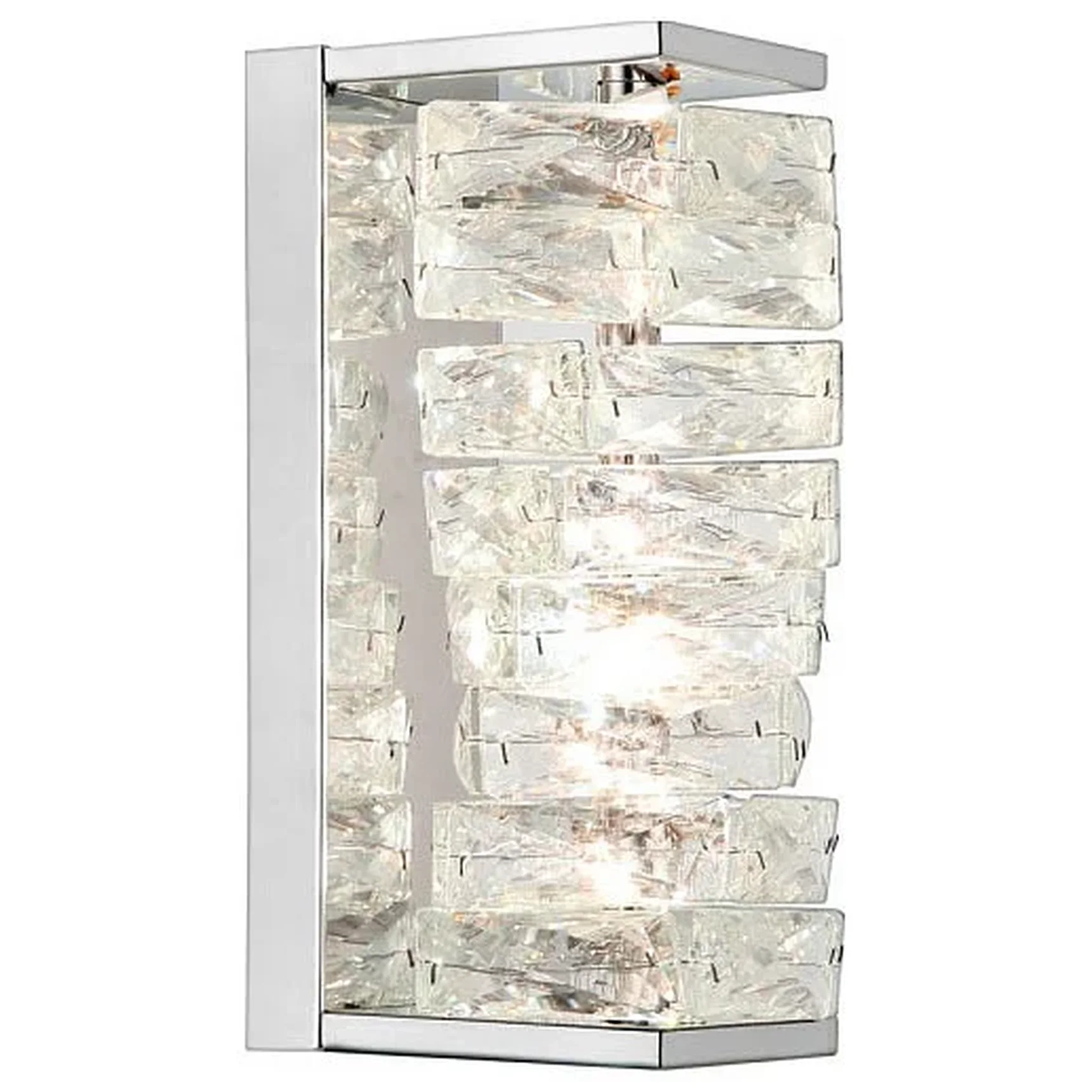 Бра настенное светодиодное, LED 12W, 3000К+4000К+6000К, К5 кристалл, 260мм