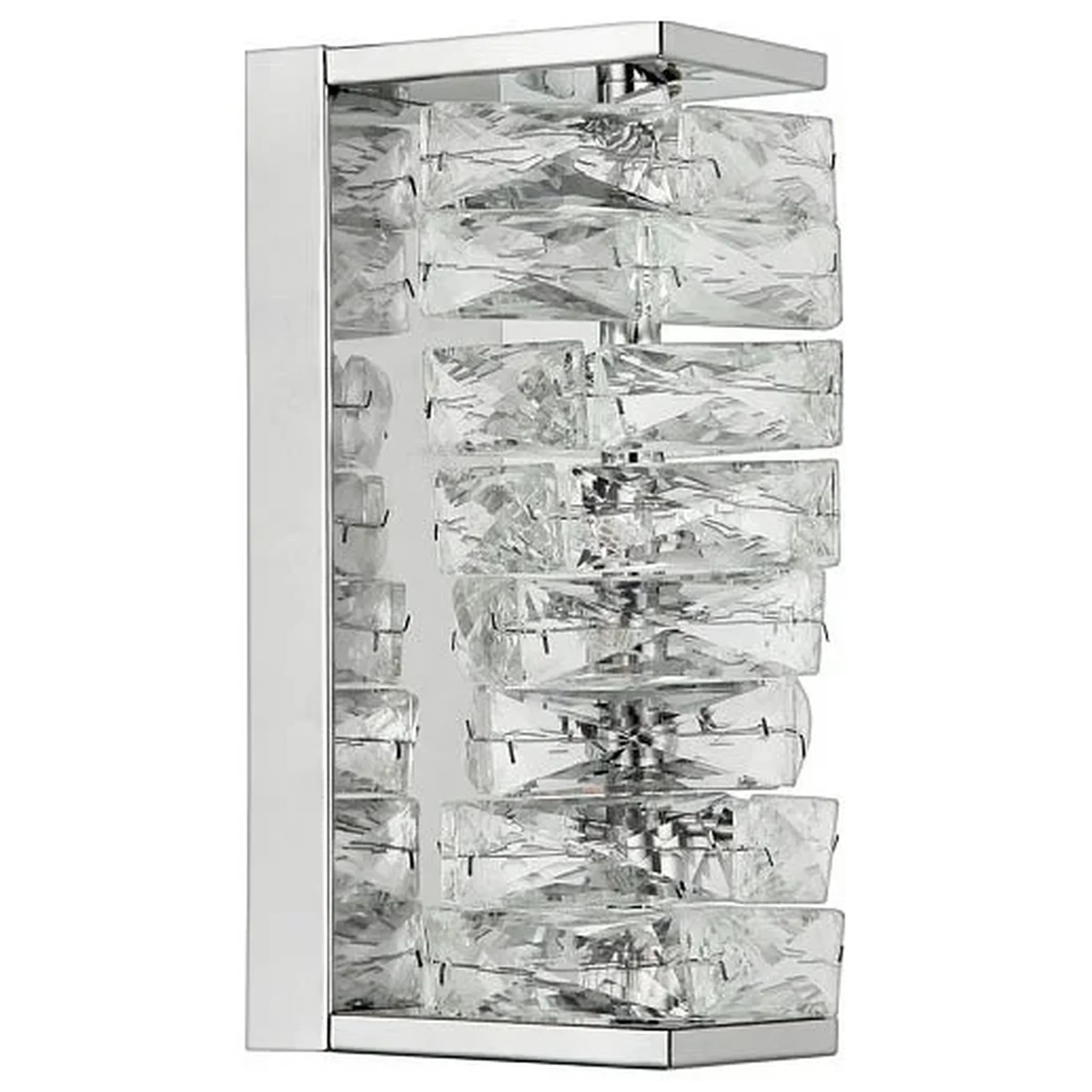 Бра настенное светодиодное, LED 12W, 3000К+4000К+6000К, К5 кристалл, 260мм