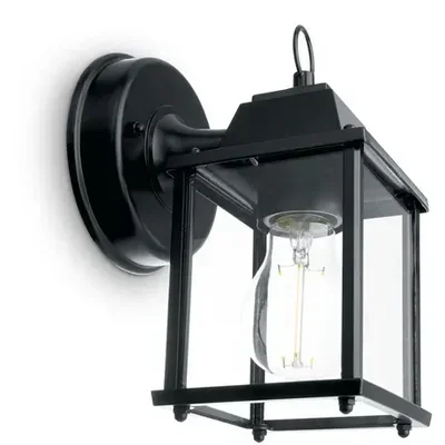 Светильник садово-парковый, 60W 230V E27 черный, PL200