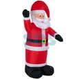 3D фигура надувная "Дед Мороз приветствует",  размер 180 см,  внутренняя подсветка 5 LED,  компрессор с адаптером 12В,  IP 65 NEON-NIGHT