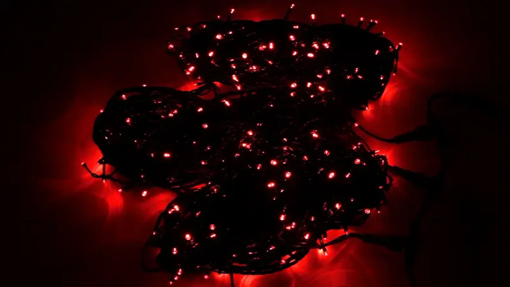 Гирлянда LED ClipLight 24V, 3 нити по 20 м, свечение с динамикой, цвет диодов Красный