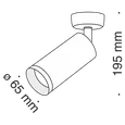 Потолочный светильник Focus GU10 1x50Вт, C017CW-01GF